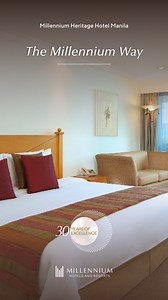 Celebrate 30 Years of Hospitality! 🎉 Enjoy exclusive savings and earn up to 30,000 MyPoints (worth $150) when you stay a total of 9 accumulated nights across all Millennium Hotels. ✨ Members get up to an extra 12% off stays! Join MyMillennium for free today and unlock instant perks. 🎁 Plus, enjoy up to 2 complimentary perks: ➡️ 3-hour early check-in or late check-out ➡️ Bottle of House Wine ➡️ PHP 500 F&B Credit ➡️ Up to 2 Kids Stay & Eat Free 📅 Offer ends 31 Mar 2026. Book direct now! | The 