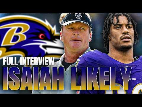 Ravens TE Isaiah Likely FULL INTERVIEW | Gruden Goes Long