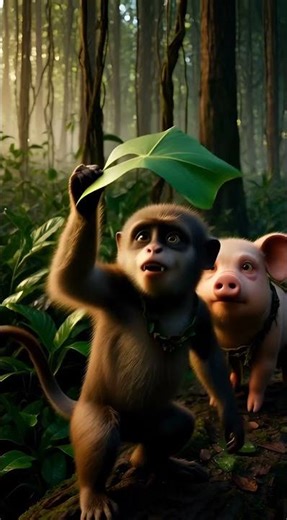 The Forest Awakens: Monkey & Pig in the Wild