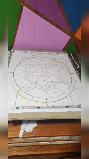 This is a custom designed and hand made stained glass hummingbird window created for a local client! This will be framed into the door of a greenhouse! Hummingbirds are life here at DAB STAINED GLASS. This is gorgeous @April Bailey You can see the care that was put into each and every piece! Glad to have you in the team. #stainedglassart #artistsoftiktok #hummingbird #custommade Would you like to have a custom work art for your home, parish, or office? Contact me today! Www.dabstainedglass.com |