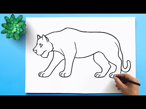 Easy Tiger Drawing 🐅| How to Draw Royal Bengal TIGER 🐯