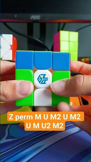 Z perm tutorial #rubikscube