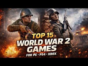Top 15 World War 2 Games | WW2 Games For PC PS4 XBOX #wargames #viral