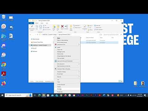Onedrive - Set Up and Creating Folders