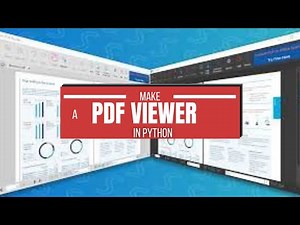 Make A Pdf Viewer In Python|How to create a Pdf Viewer using Python|Code With Harry Python
