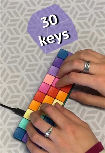 Color optional. Commitment required. #mechanicalkeyboards #lowprofile #keebtok