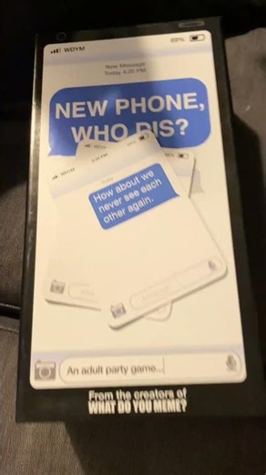💀 💀 💀 | New Phone, Who Dis? Text Message Card Game