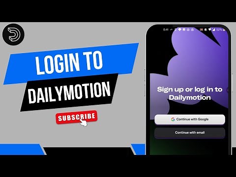 How To login To Dailymotion Account