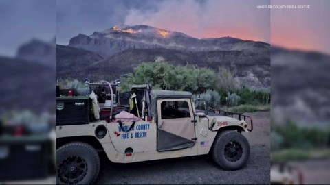 Wildfire burning in unincorporated Wasco County grows