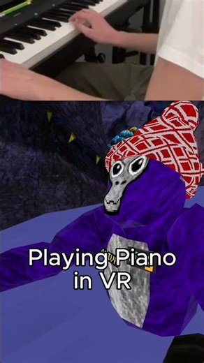 Playing Piano in VR? 🎹 #gorillatag #piano