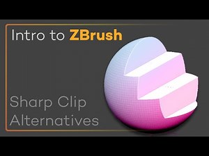 Intro to ZBrush 024 - Methods to get a sharp clip result, including live booleans!!