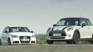 Zwei "Zwerge" auf dem Prüfstand - Mini Cooper vs. Audi A1