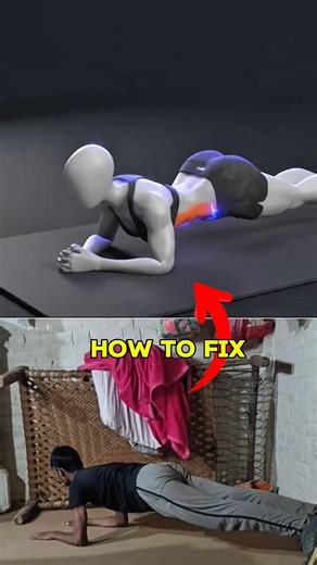 Fix Your Common Plank Mistakes #exercise #fitness #shorts