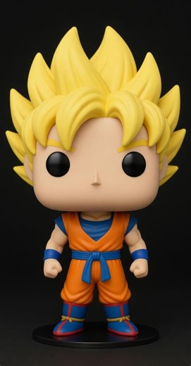 Goku Super Saiyan – Funko Pop/chibi Style – 3D Printable Dragon Ball Figure - Etsy