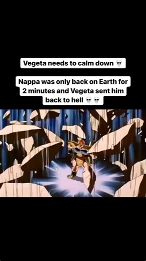 30K views · 1.1K reactions | Vegeta needs to calm down | Anime Xeno | Facebook