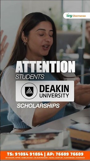 Deakin University Scholarships 2026 | 10% Bursary + 25% Scholarship | Study in Australia 🇦🇺