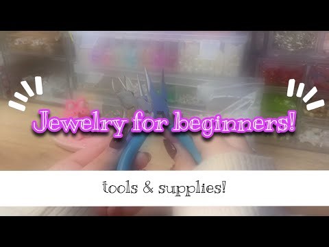 Short tutorial for beginner jewelry makers ✨ || tools, supplies, important information + tips!