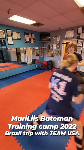 MariLiis Bateman preparation for Brazil for TEAM USA KICKBOXING 🇺🇸 2022 PAN-AMERICAN BRONZE MEDALIST, 2021 PAN-AMERICAN GOLD MEDALIST. Now attending ETSU for that BIG DOCTORS DEGREE. #kickboxing | David C Bateman