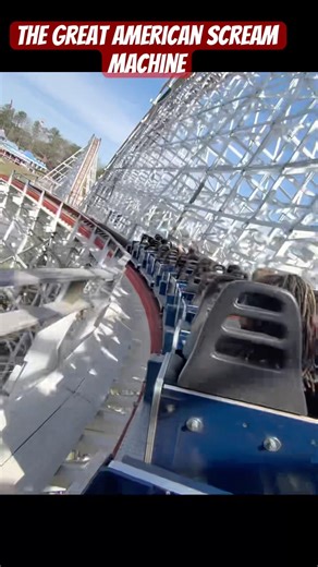 The Great American Scream Machine POV #pov #sixflagsovergeorgia #atlanta #rollercoaster #sixflags