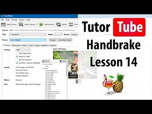 Handbrake - Lesson 14 - Frame Rate FPS Settings