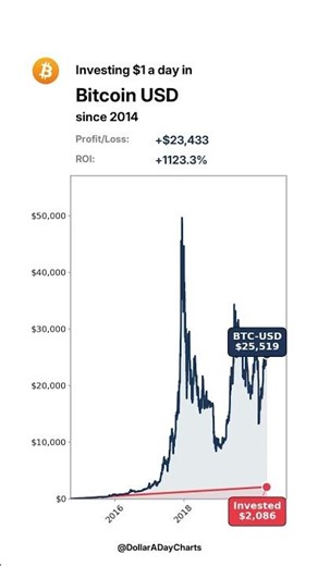 Investing $1 in Bitcoin EVERY DAY Since 2014! 🤯
