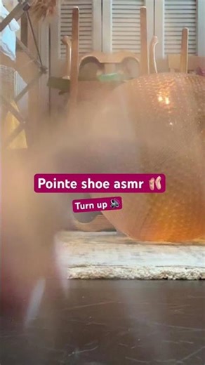 Pointe shoe asmr #viral #asmr