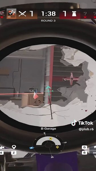 Girl in Red Fights in Rainbow Six Siege Gameplay