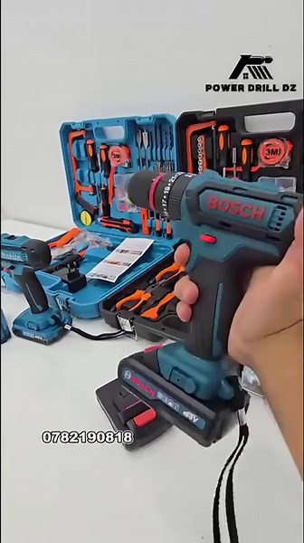 🚨 عرض خاص لأجود المعدات 🚨🛠️ حقيبة أدوات كهربائية Makita 48V🔋 فيها 2 بطاريات شاحن سريع📦 كي