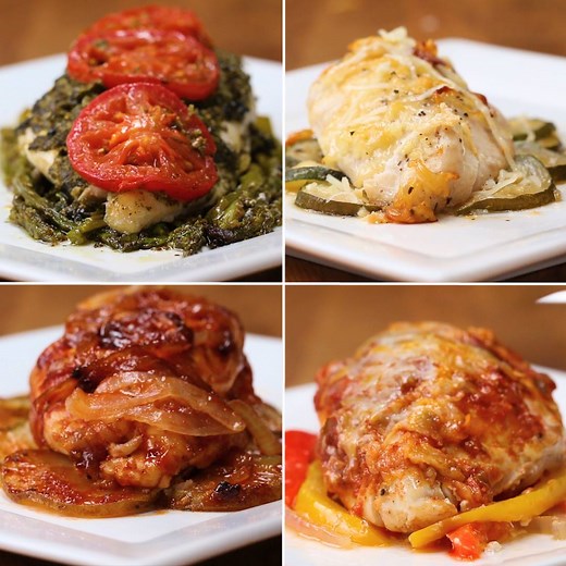 Parchment-Baked Chicken 4 Ways FULL RECIPE: http://bzfd.it/2g3BrlF | Tasty