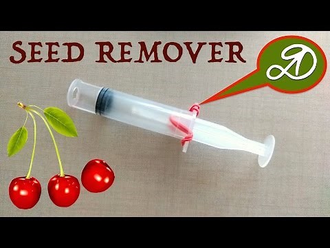 The MACHINE for pitting cherries DIY. How to remove cherry pits?