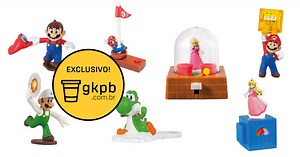 Super Mario Bros é tema dos próximos brindes do McLanche Feliz