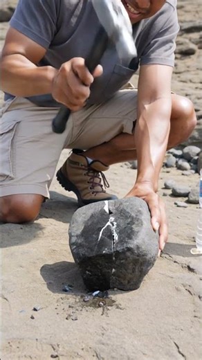 Treasure hidden inside the stone