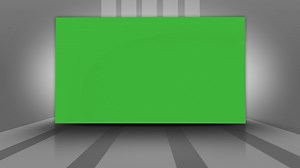 Download Modern Slideshow and Green Screen Monitor with Alpha Matte, Loopable for free