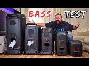 MEGA BASS Test with ALL JBL Partybox Speakers!