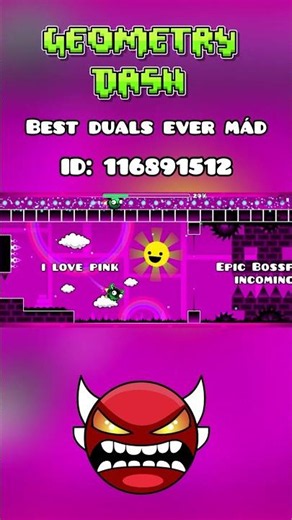 Best layout ever #geometrydash