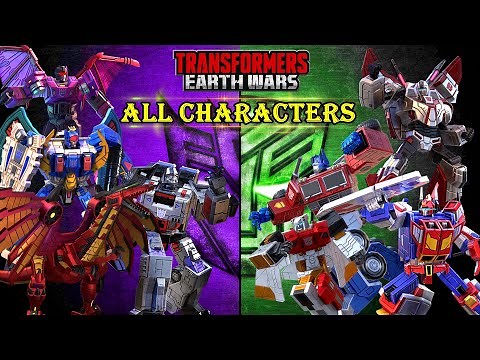 ALL TRANSFORMERS CHARACTERS