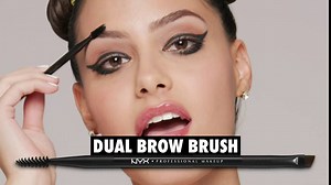NYX PROFESSIONAL MAKEUP Pro Dual Brow Brush