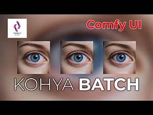 High-Resolution Batch Rendering with Kohya Batch Workflow | ComfyUI Studio Tutorial