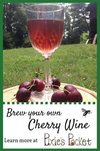 Cherry Wine – One Gallon Recipe – Pixie's Pocket