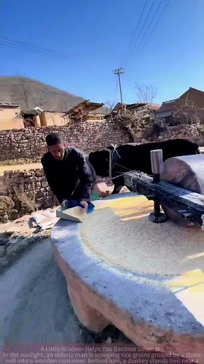 Stone Milling Rice: Slow Life in the Countryside