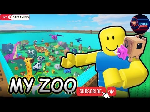 🔴Can I Build a PERFECT Zoo? Part 2 🐼 | Roblox My Zoo LIVE | TryHardJayden