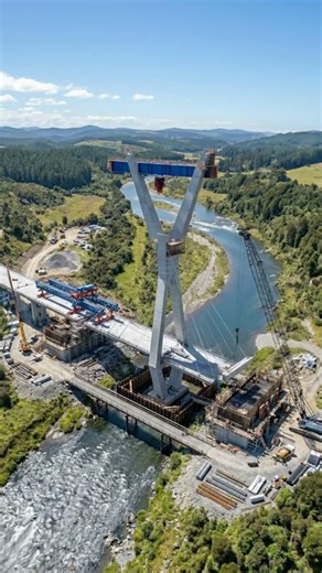 3 Years of Bridge Construction Compressed Into 60 Seconds #timelapse #construction
