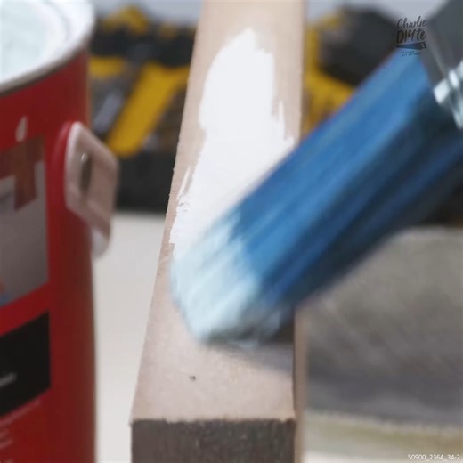 How To Paint Mdf Edges #edge #mdf #paint | Charlie DIYte