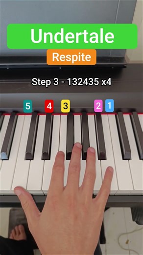 Super Easy UNDERTALE piano tutorial (Respite Theme) LEARN NOW