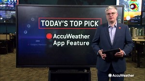 More than a dozen weather maps available on the AccuWeather app