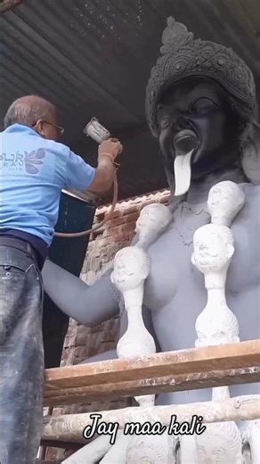 jay maa Kali 🙏🏻#trending #murti #murtikar #art #artist #navratri #viral #shorts #artwork