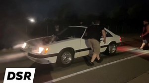 Spinning aint winning (Turbo SBF mustang test pass) | Detroit Street Racing