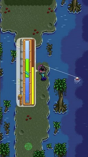 Catching a Void Salmon in Stardew Valley #stardewvalley #fishinggame #stardew #gaming #stardewshorts