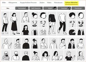 So macht kreativ sein richtig Spaß: Riesige Auswahl von Cartoons in PowerPoint 365 - office-kompetenz.de