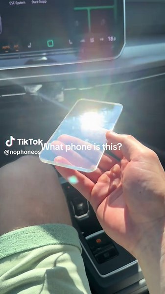 That’s a nøphone #nophone #clearphone #transparentphone #nokia #glassphone